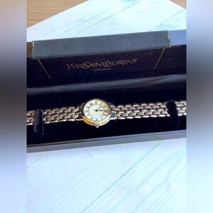 BEAUTIFUL YVES SAINT LAURENT DRESS WATCH 🌟🌟🌟